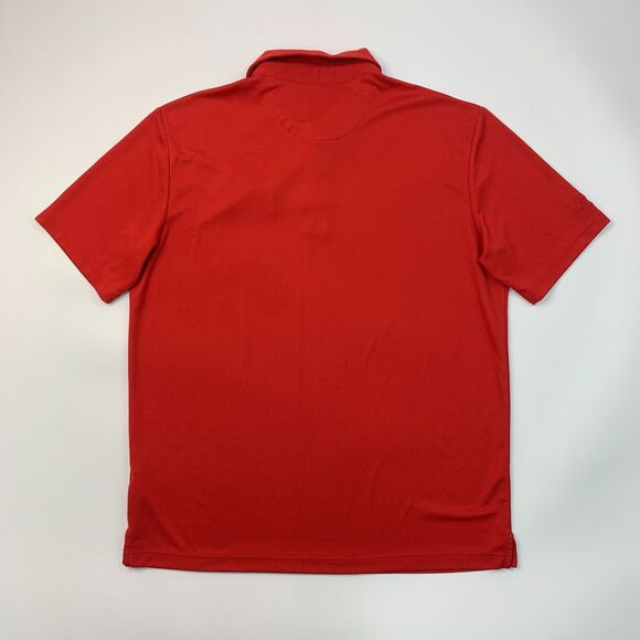 Callaway Polo Shirt Mens L Large Red Optidri Performance Short Sleeve Golf - Picture 3 of 9